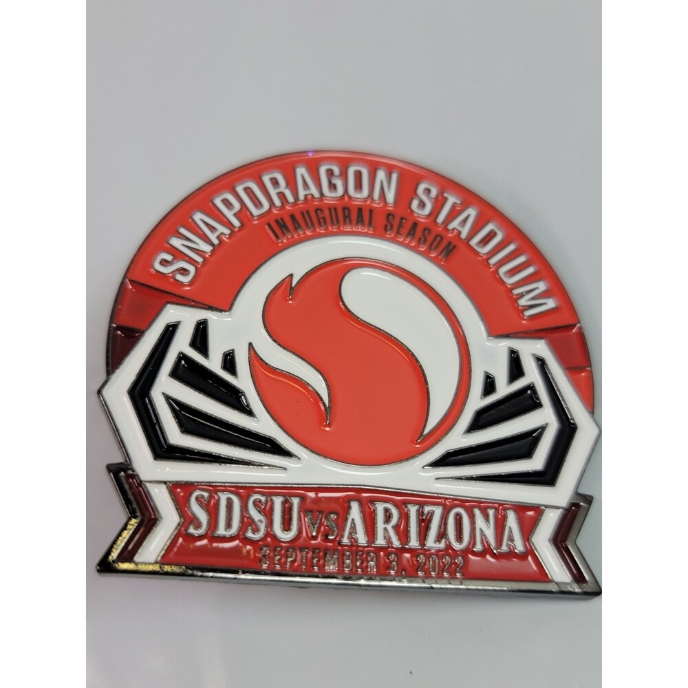 Snapdragon Stadium Inaugural Game SDSU vs Arizona 2022 Aztecs Collector Pin